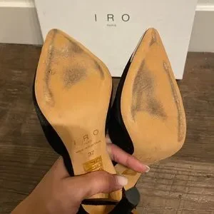 IRO | Shoes | Iro Mifal Suede Pumps Black Size 37 | Poshmark display picture 1